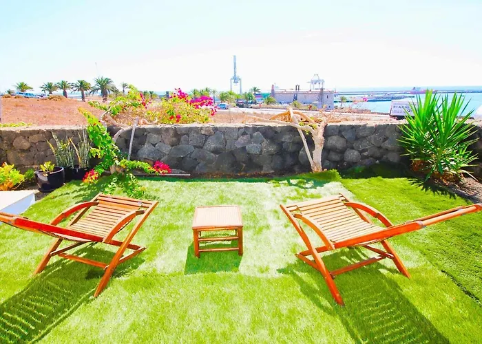 בית נופש Casa Bahia De Naos Con Vistas Al Mar! *