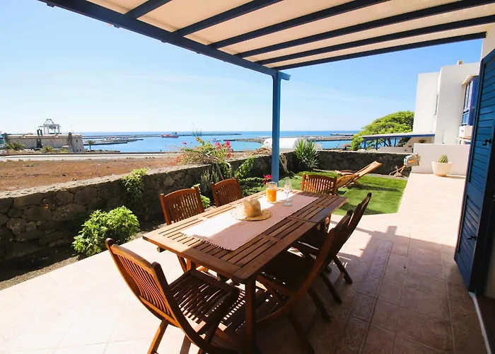 בית נופש Casa Bahia De Naos Con Vistas Al Mar!